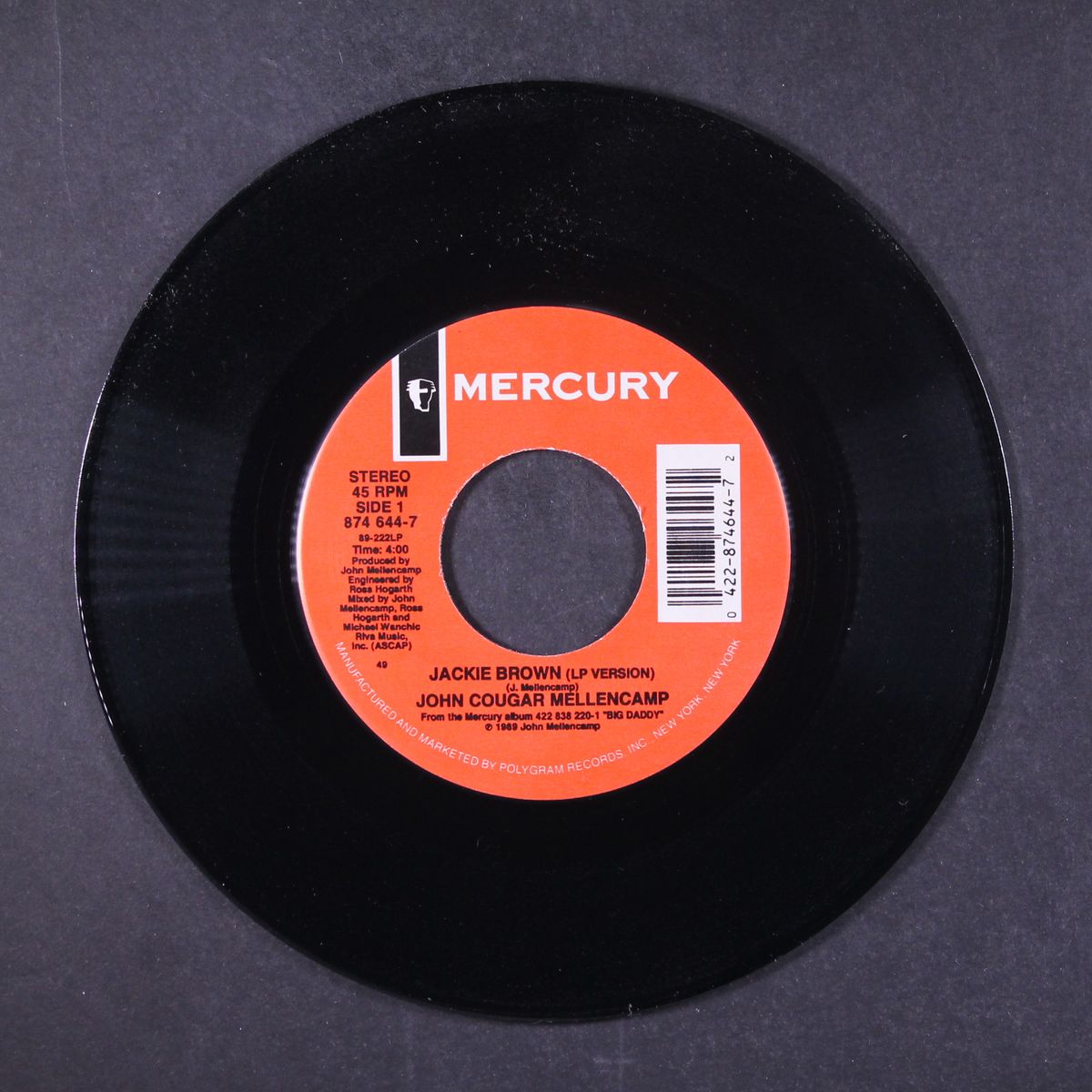 jackie brown by JOHN COUGAR MELLENCAMP