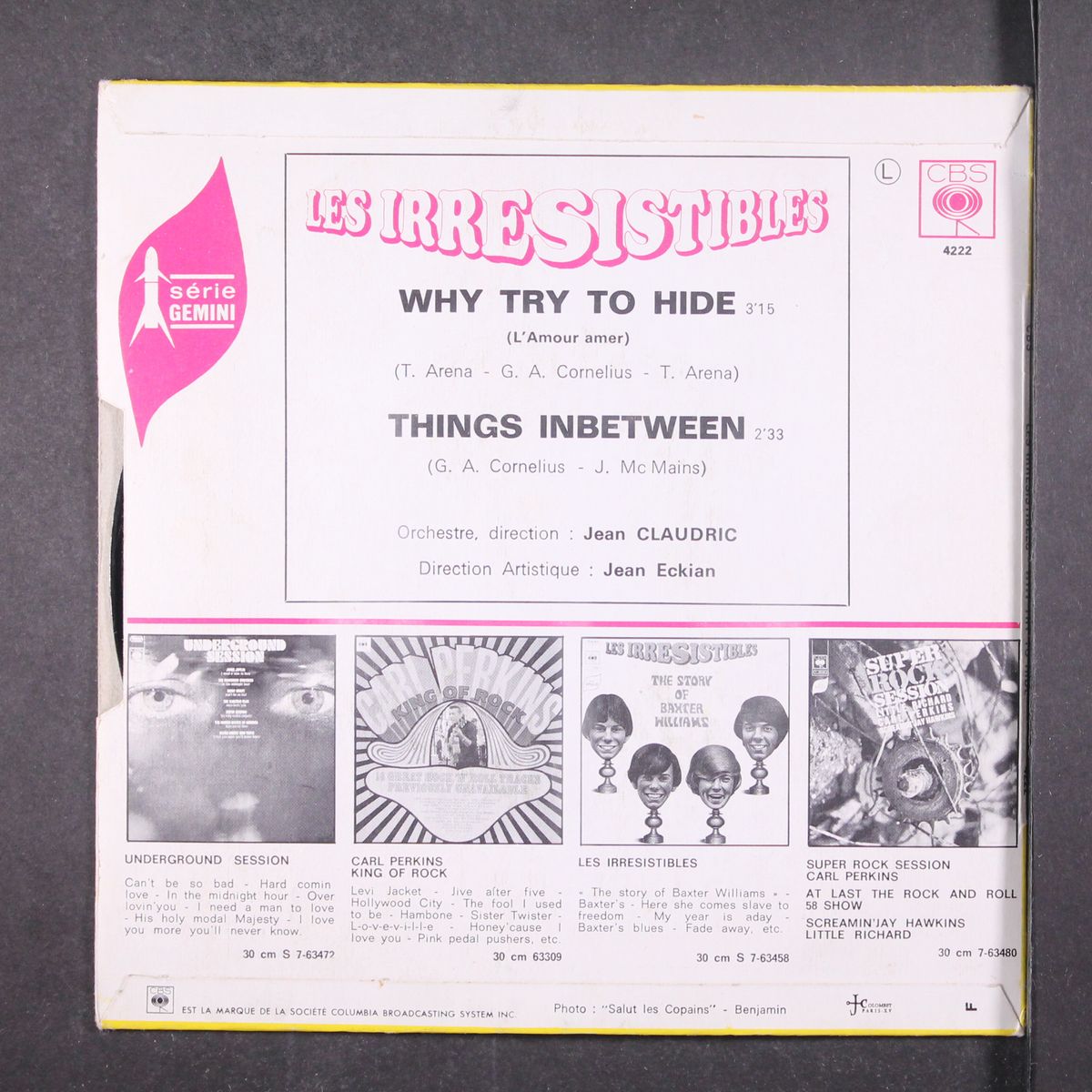 why try to hide / theings inbetween by LES IRRESISTIBLES