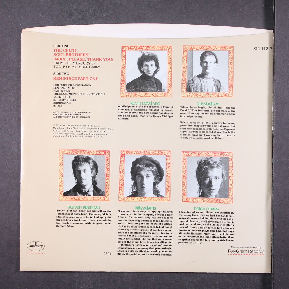 the celtic soul brothers / reminisce part 1 by DEXYS MIDNIGHT RUNNERS