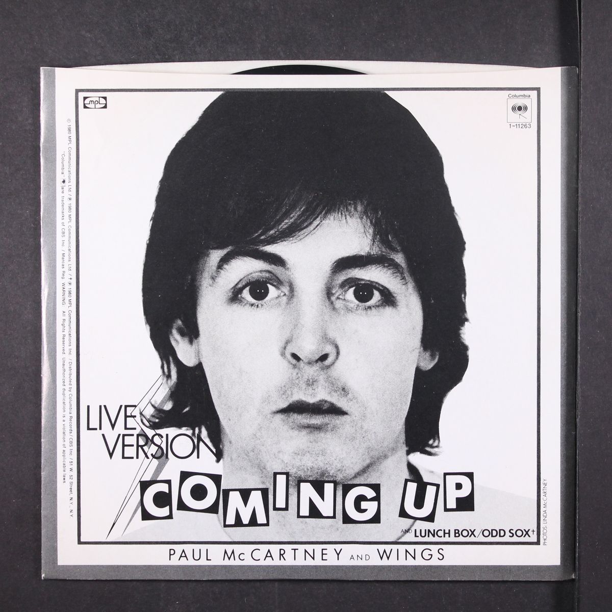 coming up +2 by PAUL MCCARTNEY