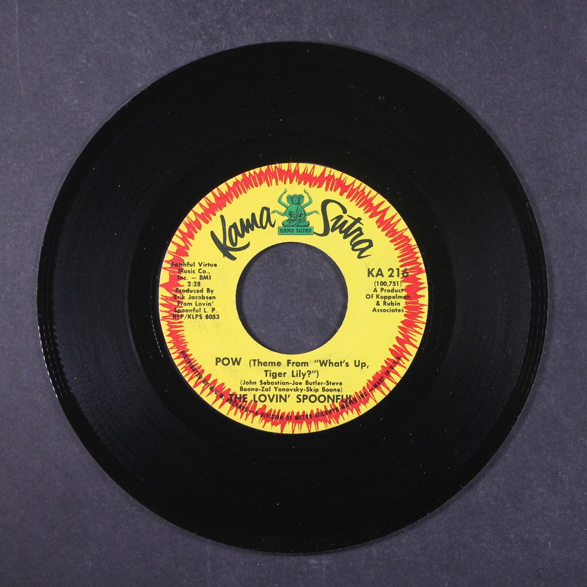 rain on the roof / pow (theme from 'what's up, tiger lily?') by LOVIN' SPOONFUL
