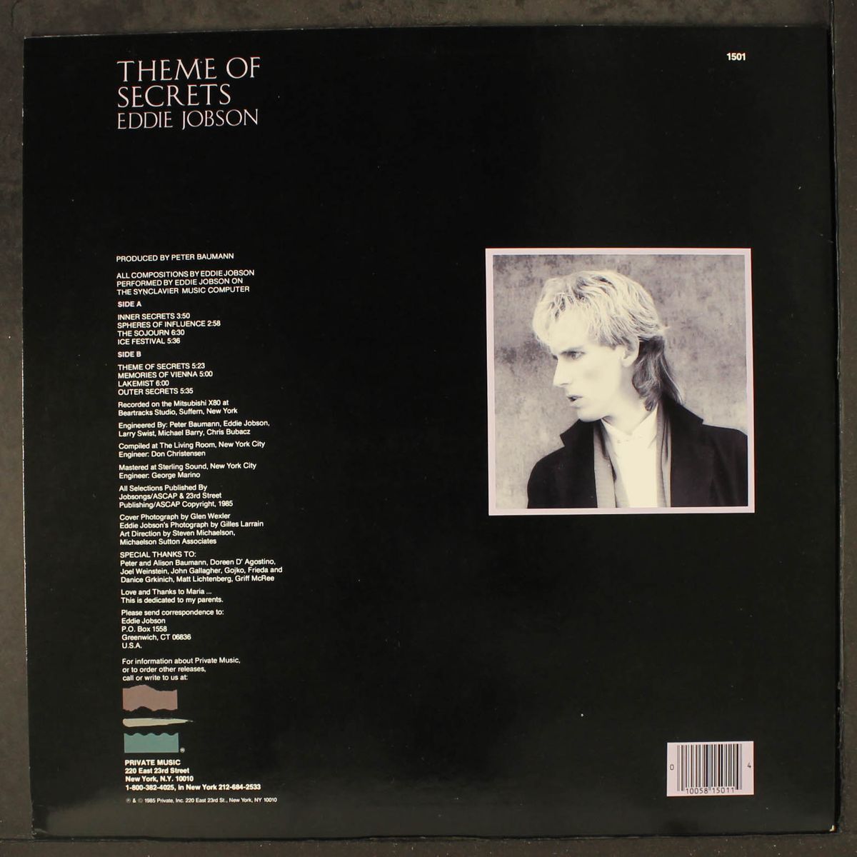 theme of secrets by EDDIE JOBSON