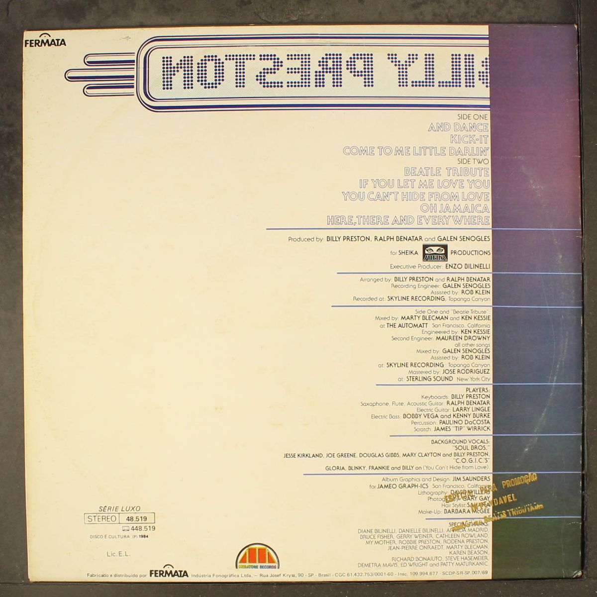 on the air by BILLY PRESTON