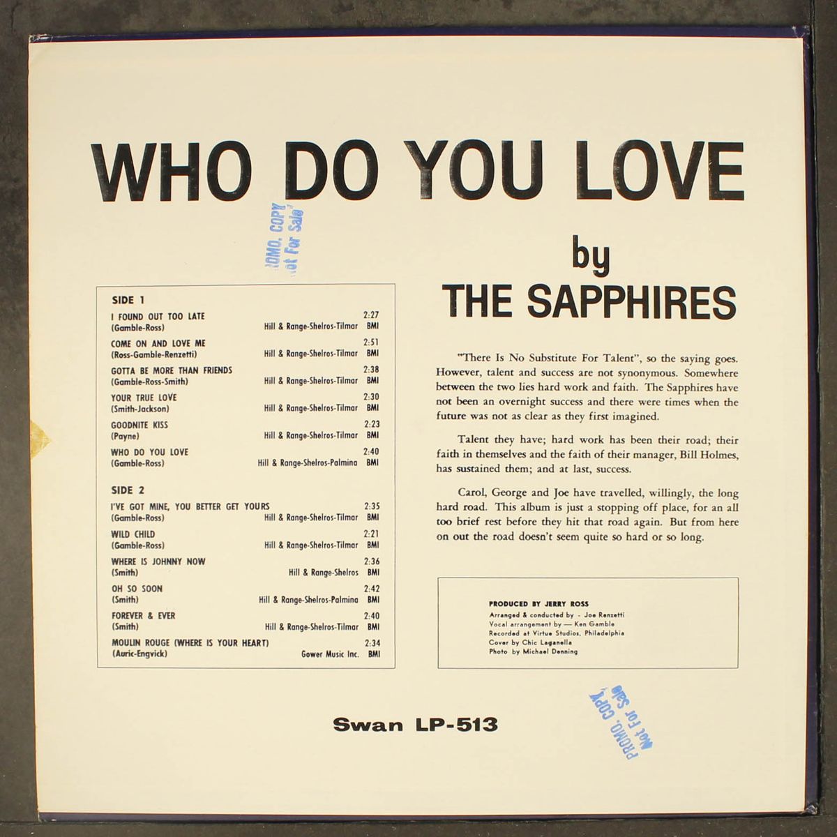 who do you love by SAPPHIRES