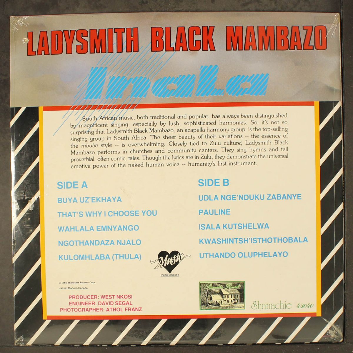 inala by LADYSMITH BLACK MAMBAZO