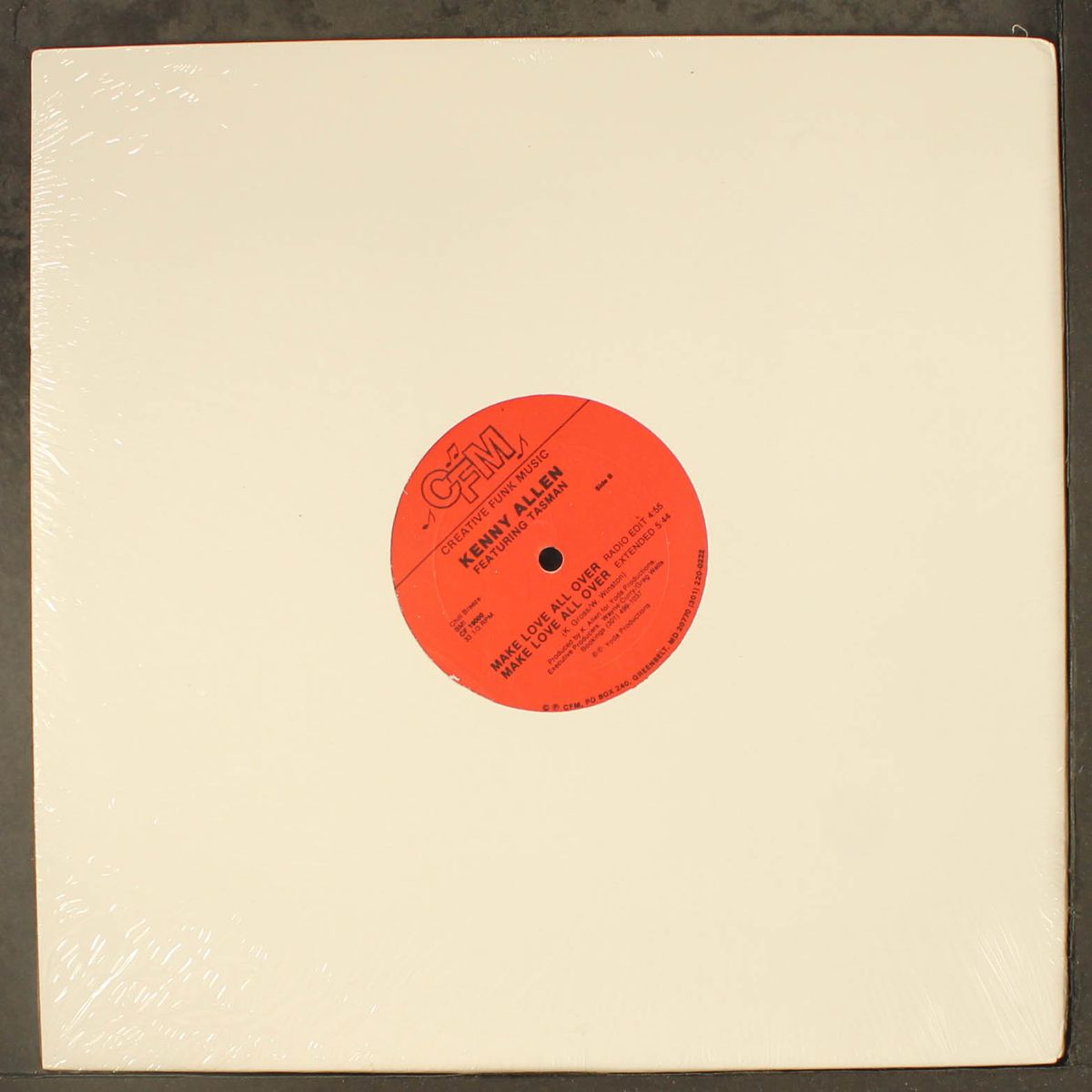 all i want is you / make love all over by KENNY ALLEN