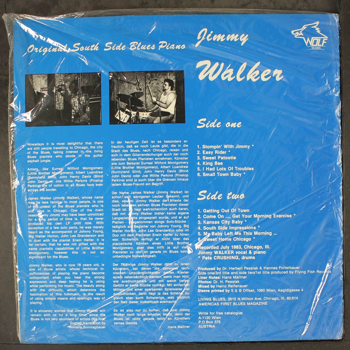 original south side blues piano by JIMMY WALKER