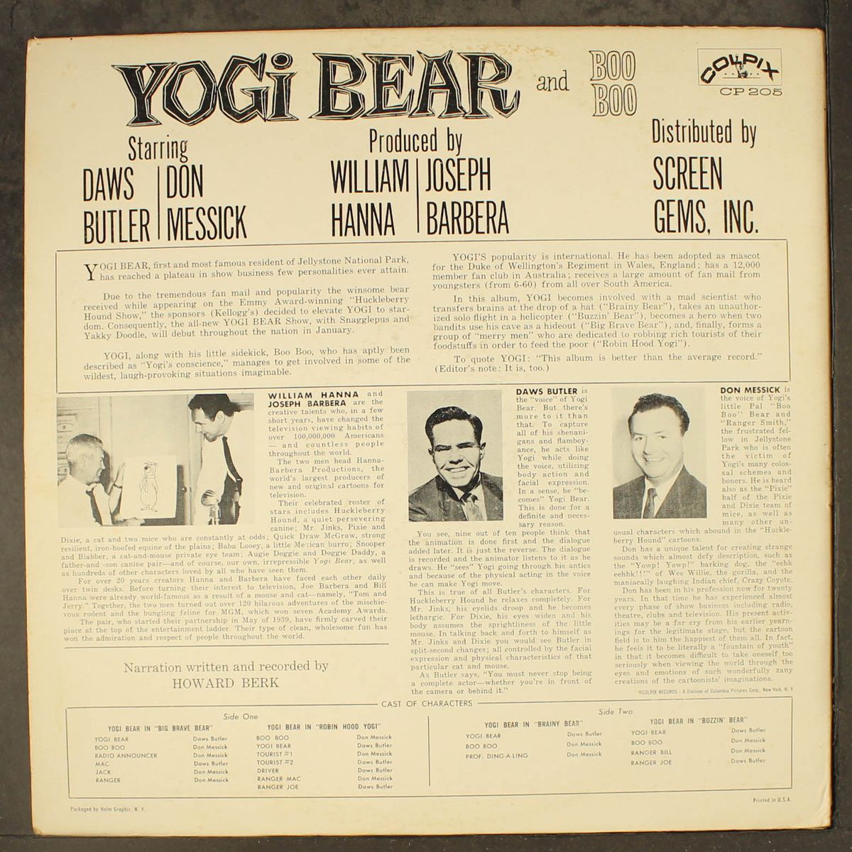yogi bear and boo boo by TV SOUNDTRACK