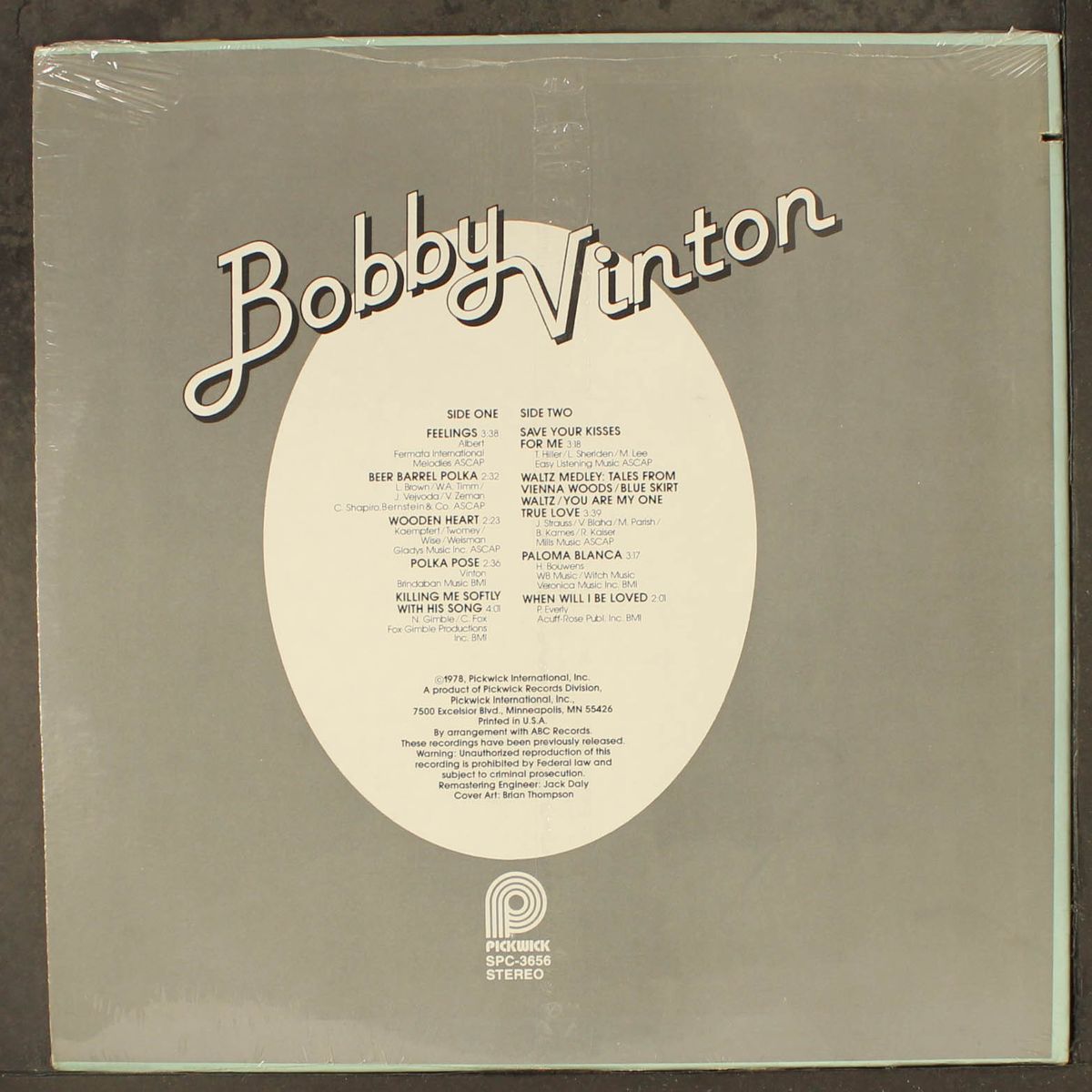 bobby vinton by BOBBY VINTON
