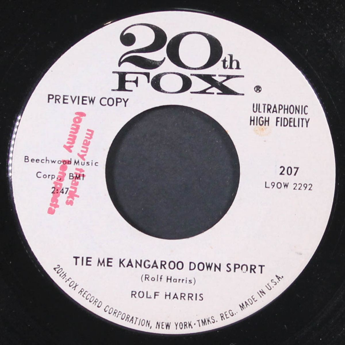 tie me kangaroo down sport by ROLF HARRIS