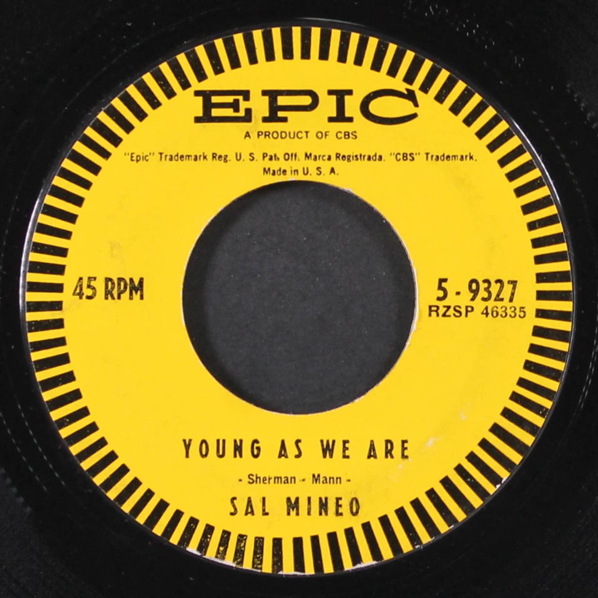young as we are / make belive baby by SAL MINEO