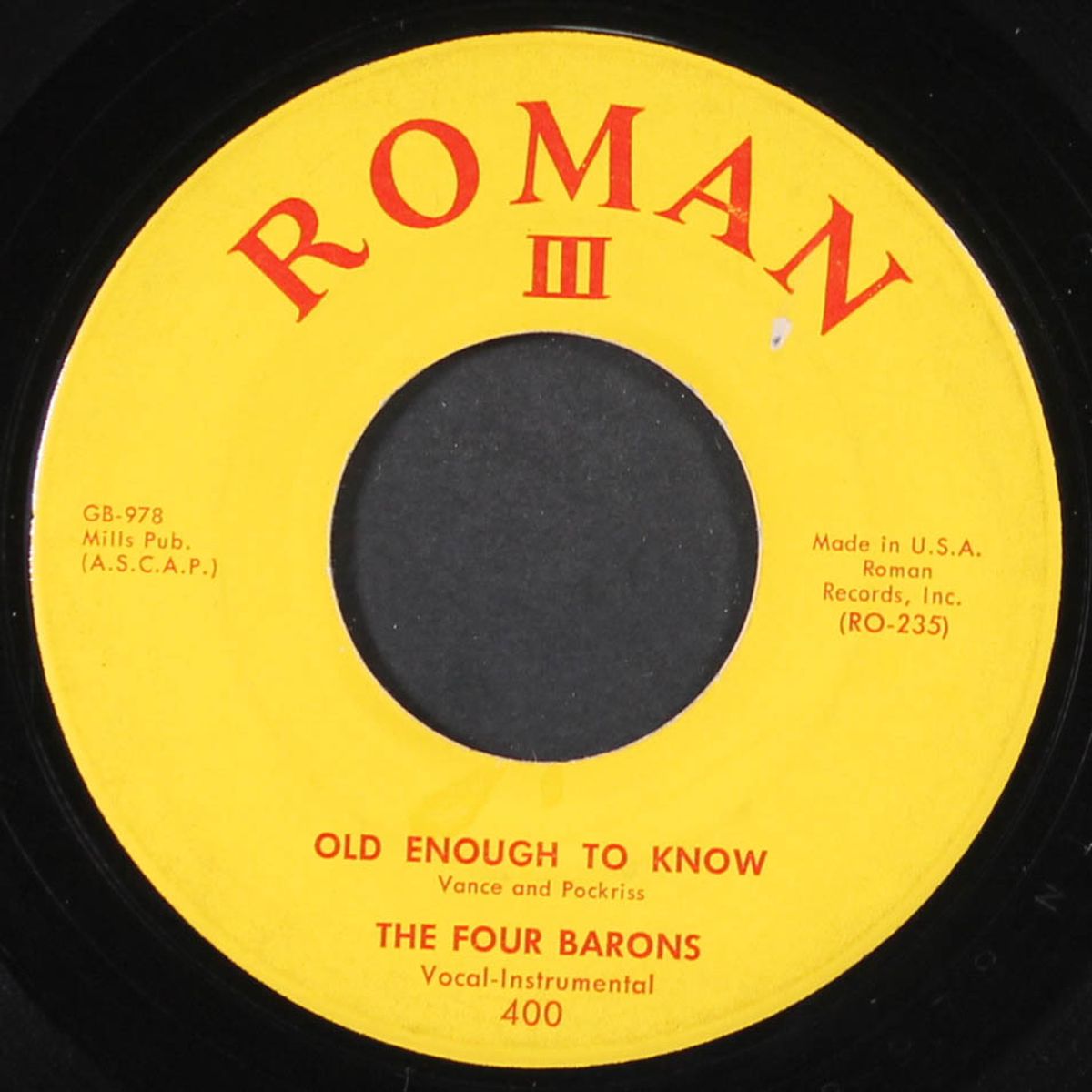 old enough to know / bambinella (honey bunch) by FOUR BARONS