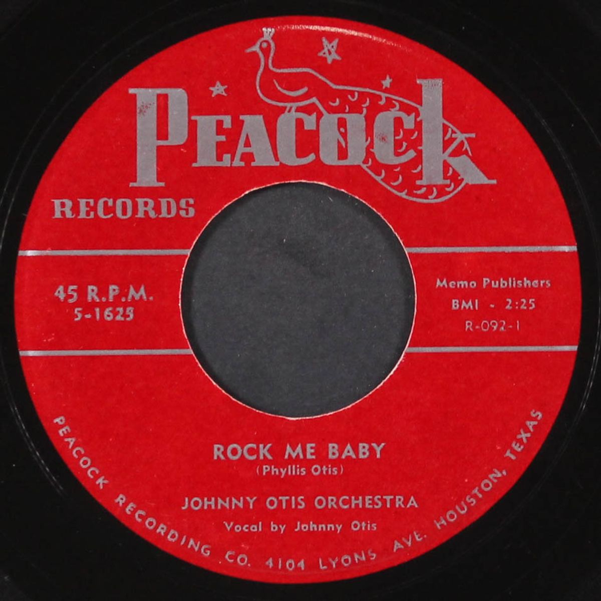 young girl / rock me baby by JOHNNY OTIS & PEACOCKS