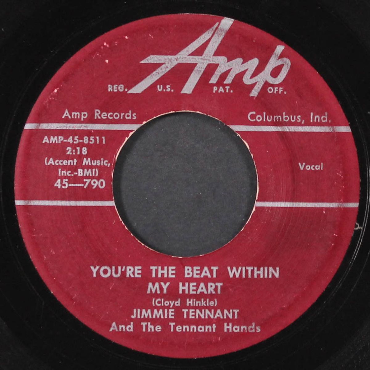 you're the beat within my heart / heartbreak avenue by JIMMIE TENNANT