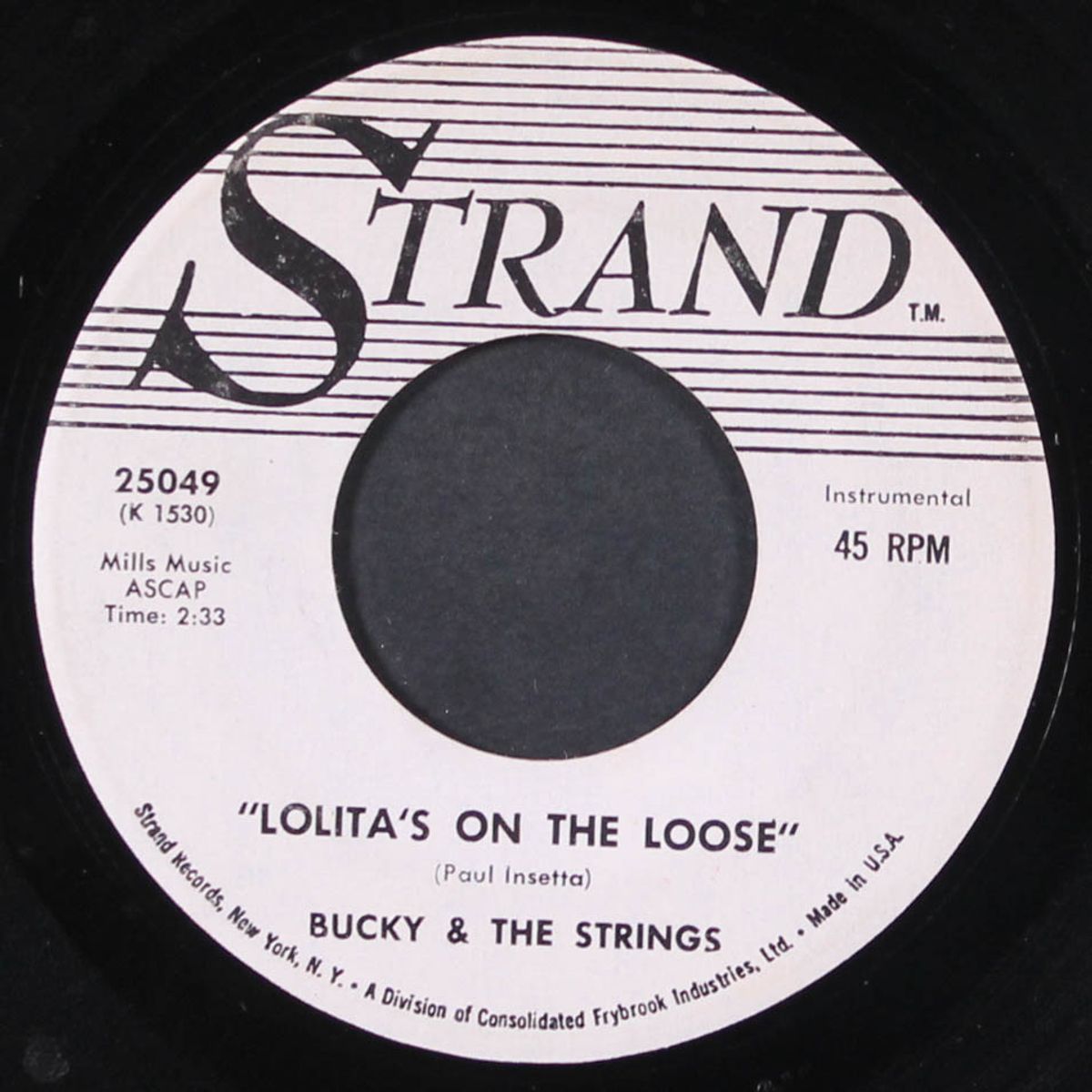 lolita's on the loose / lonely island by BUCKY & STRINGS