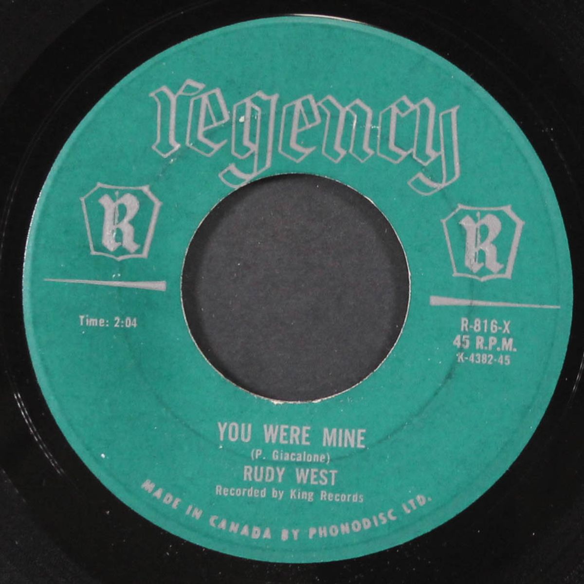 just to be with you / you were mine by RUDY WEST