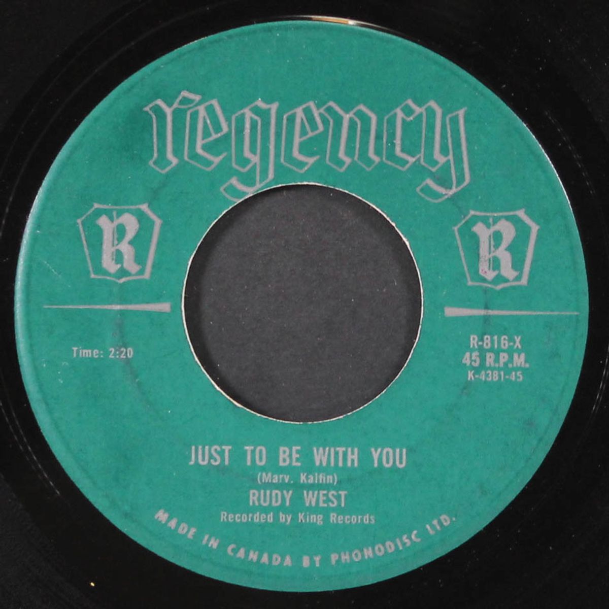 just to be with you / you were mine by RUDY WEST