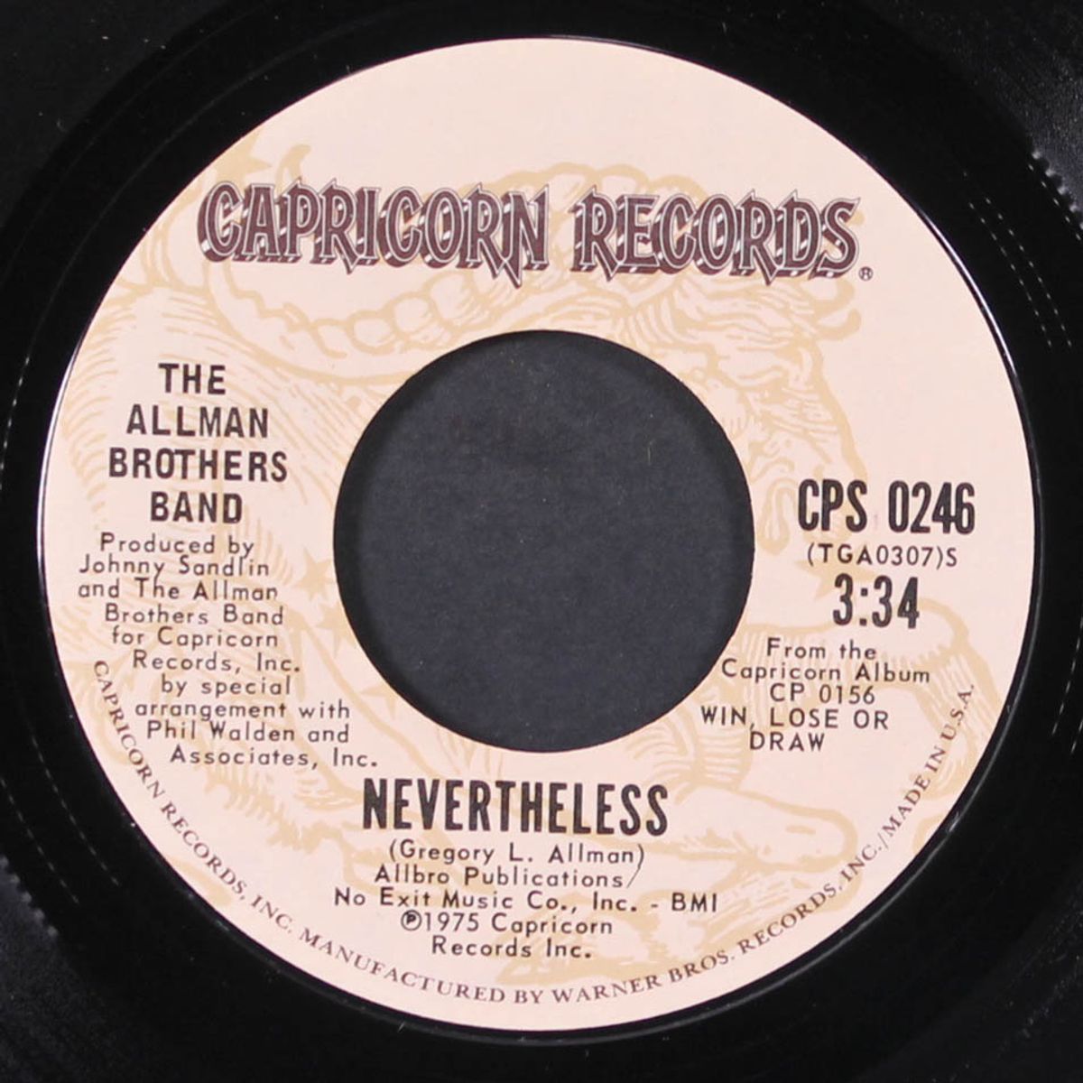 louisiana lou & three card monty john / nevertheless by ALLMAN BROTHERS