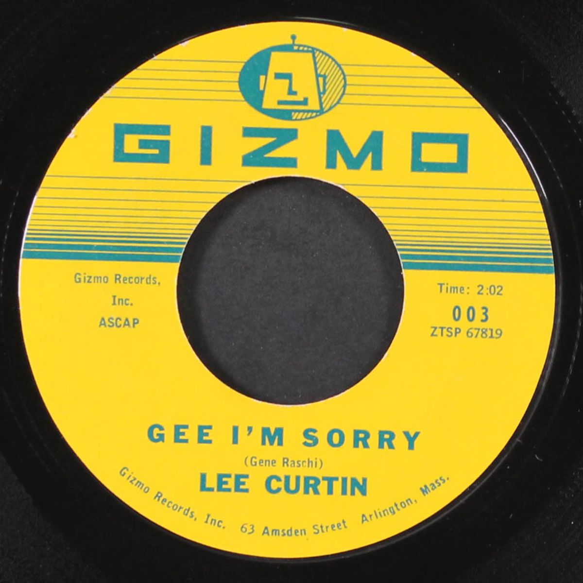 hot dog / gee i'm sorry by LEE CURTIN