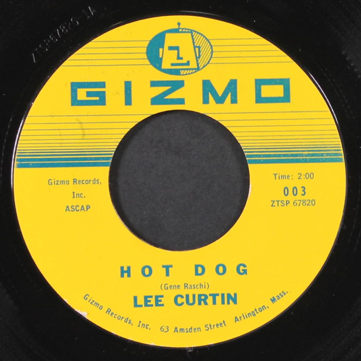 hot dog / gee i'm sorry by LEE CURTIN