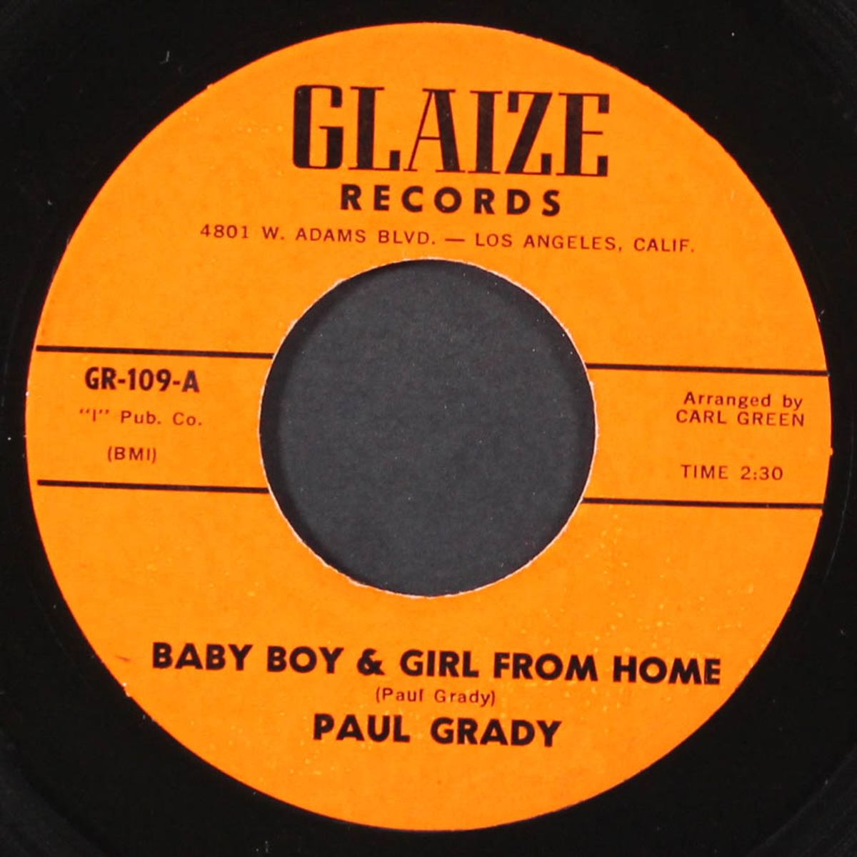 baby boy & girl from home / darlin', i understand by PAUL GRADY