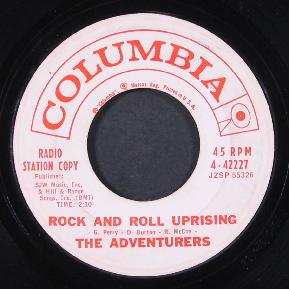 rock and roll uprising / my mama done tole me by ADVENTURERS