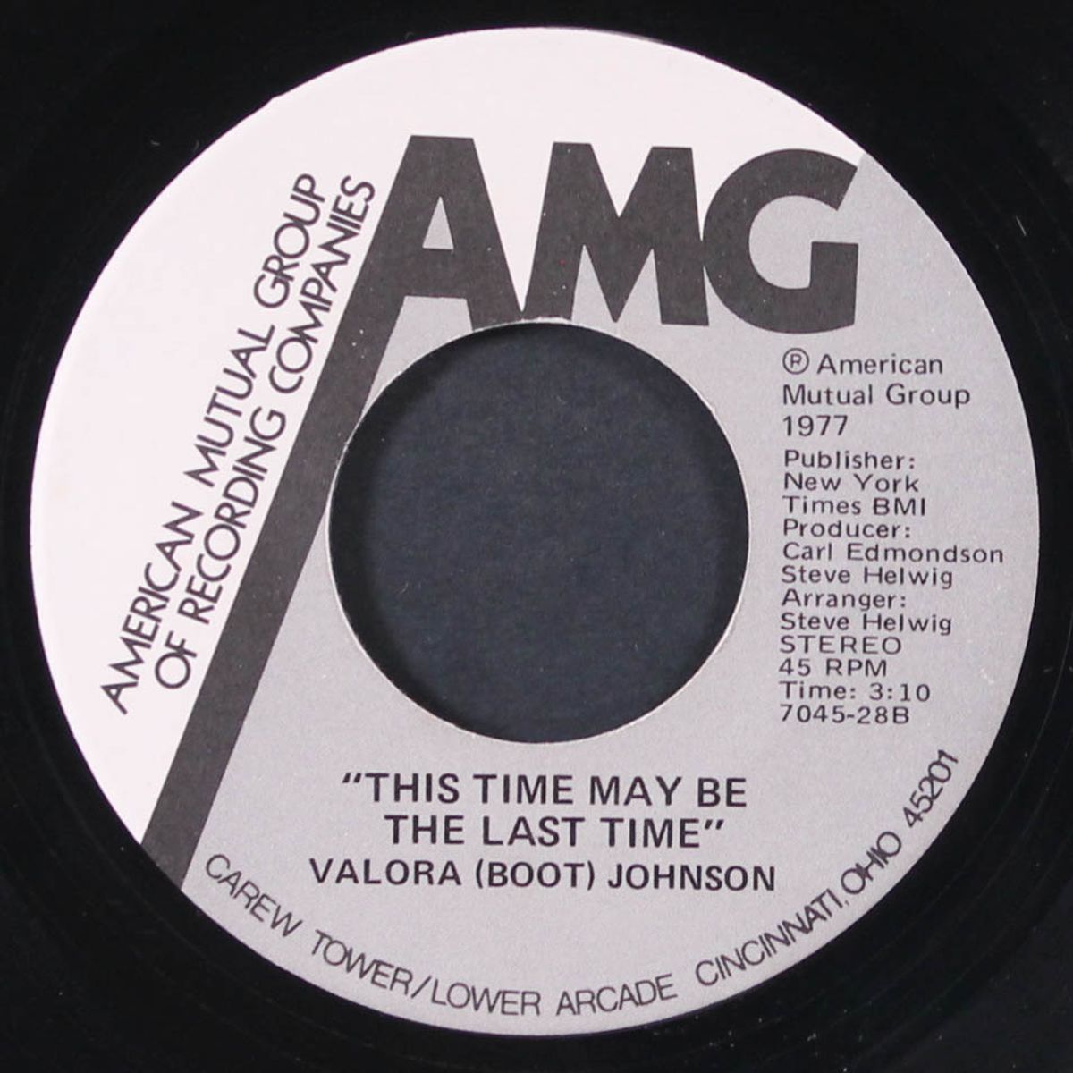 come in from the rain / this time may be the last time by VALORA (BOOT) JOHNSON
