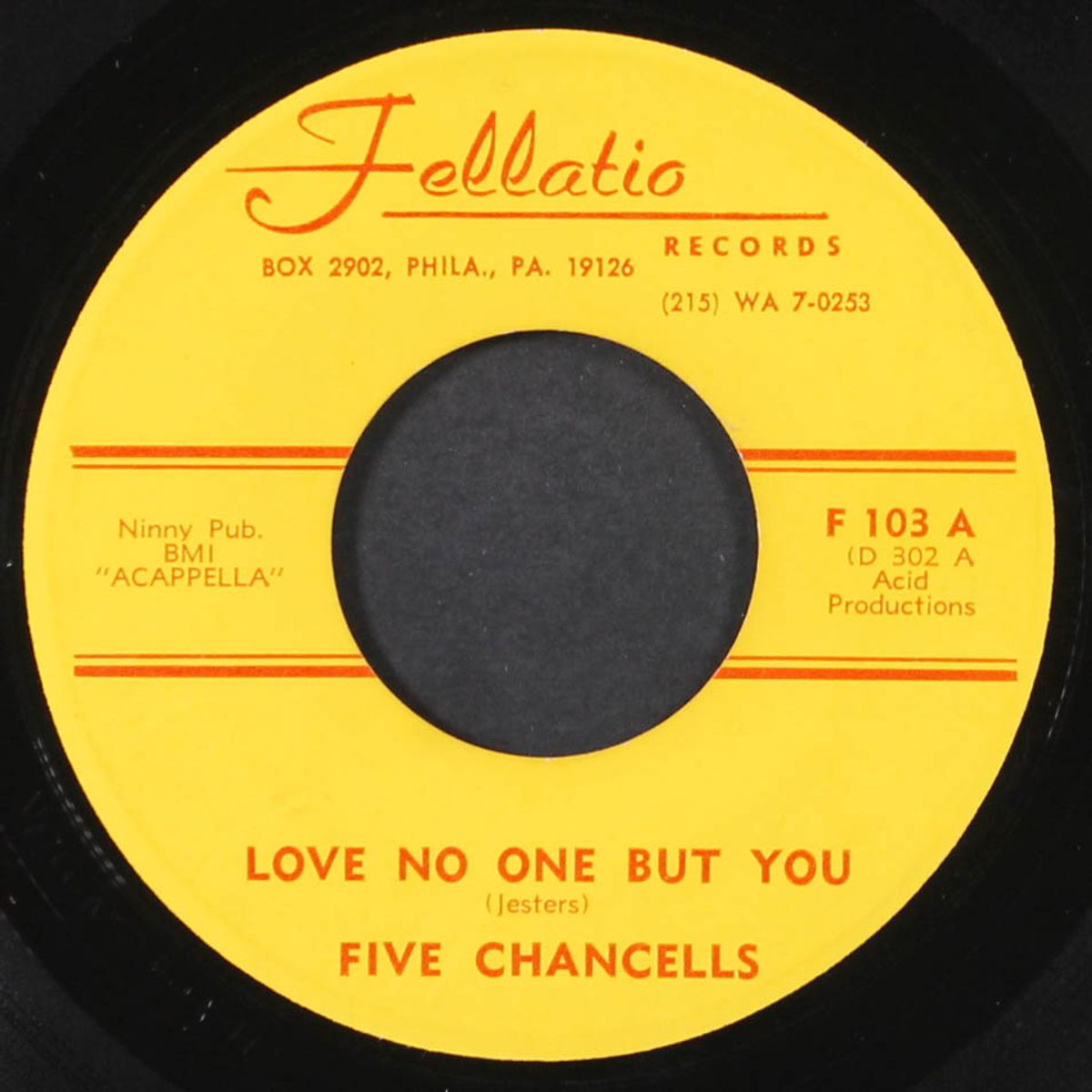 love no one but you / please let me love you by FIVE CHANCELLS