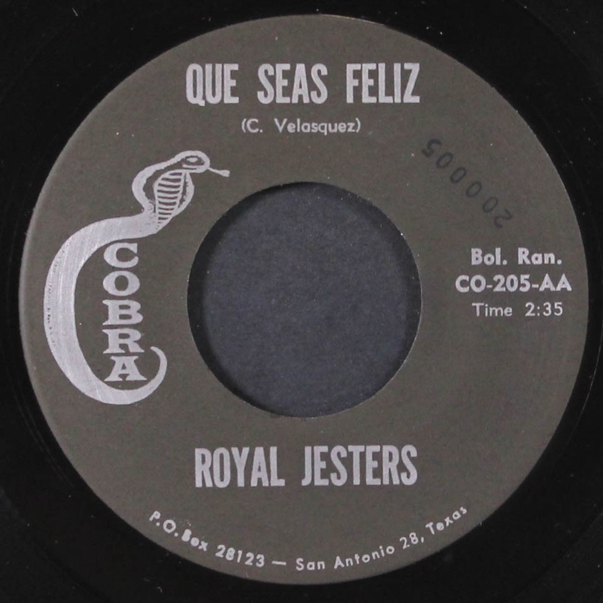 que seas feliz / la bola negra by ROYAL JESTERS