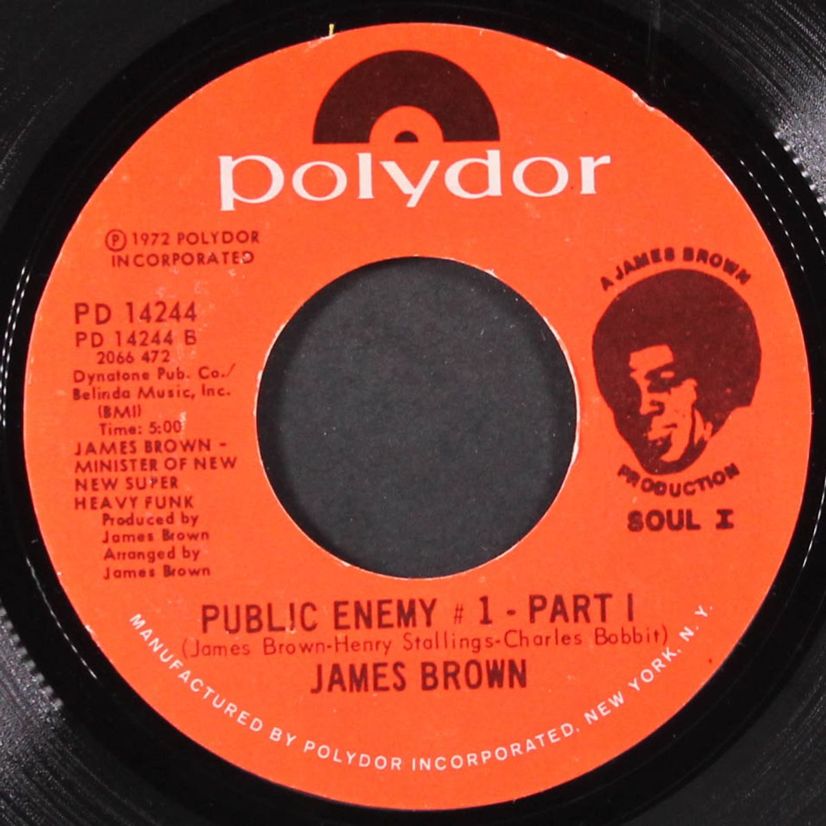 my thang / public enemy #1 by JAMES BROWN
