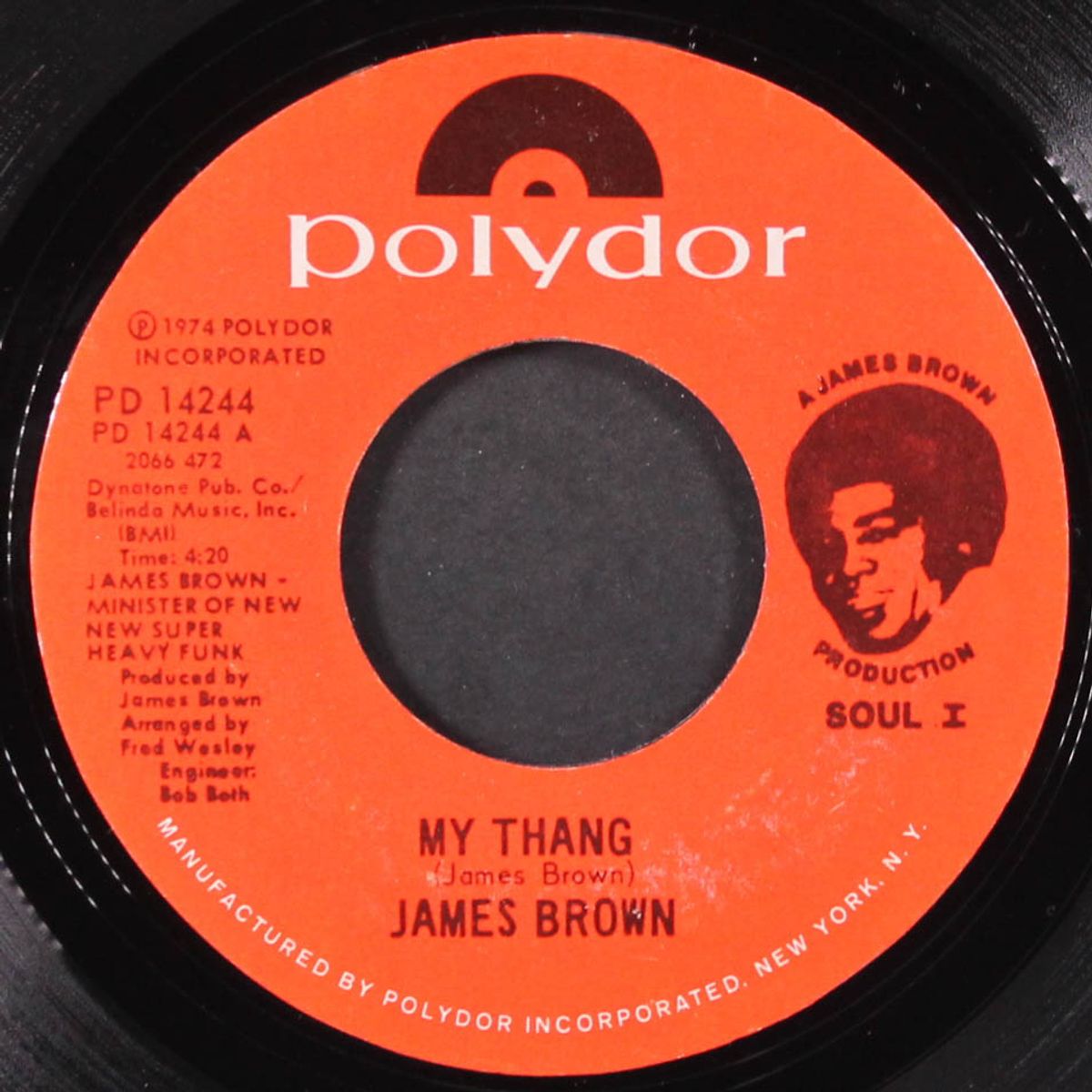 my thang / public enemy #1 by JAMES BROWN