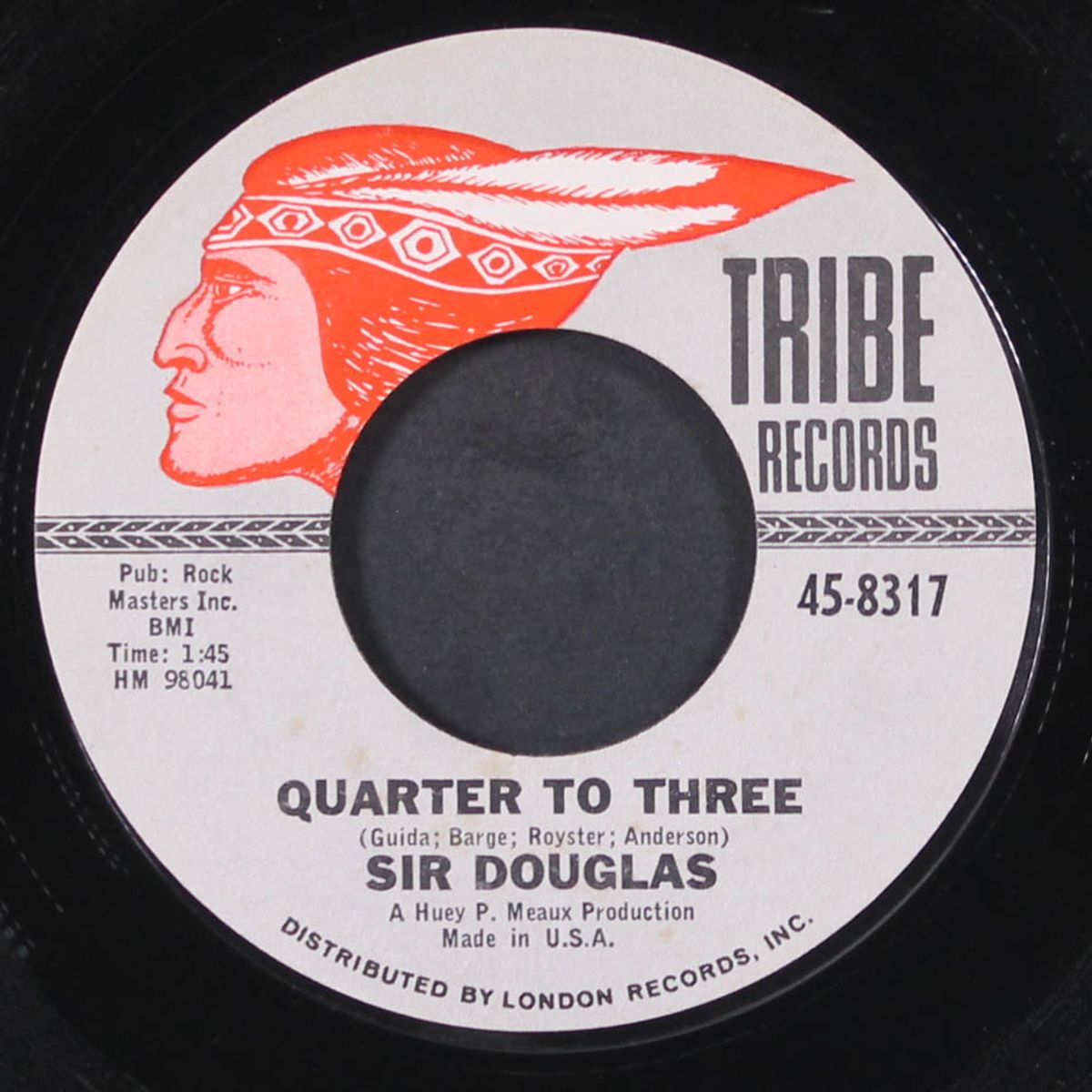 she's gotta be boss / quarter to three by SIR DOUGLAS QUINTET