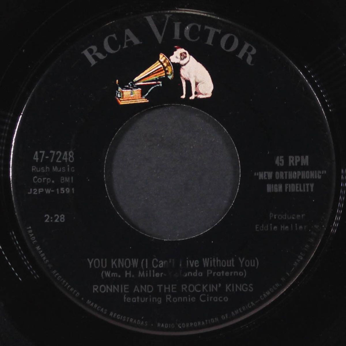 rock 'n' roll sal / you know by RONNIE & THE ROCKIN KINGS