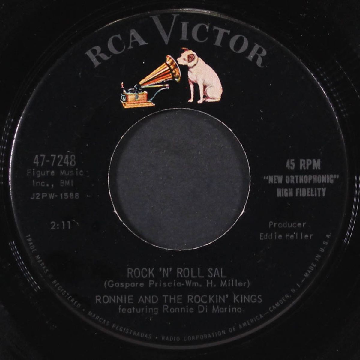 rock 'n' roll sal / you know by RONNIE & THE ROCKIN KINGS