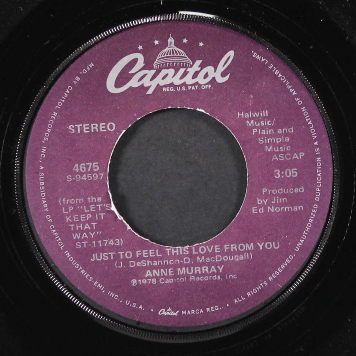 i just fall in love again by ANNE MURRAY