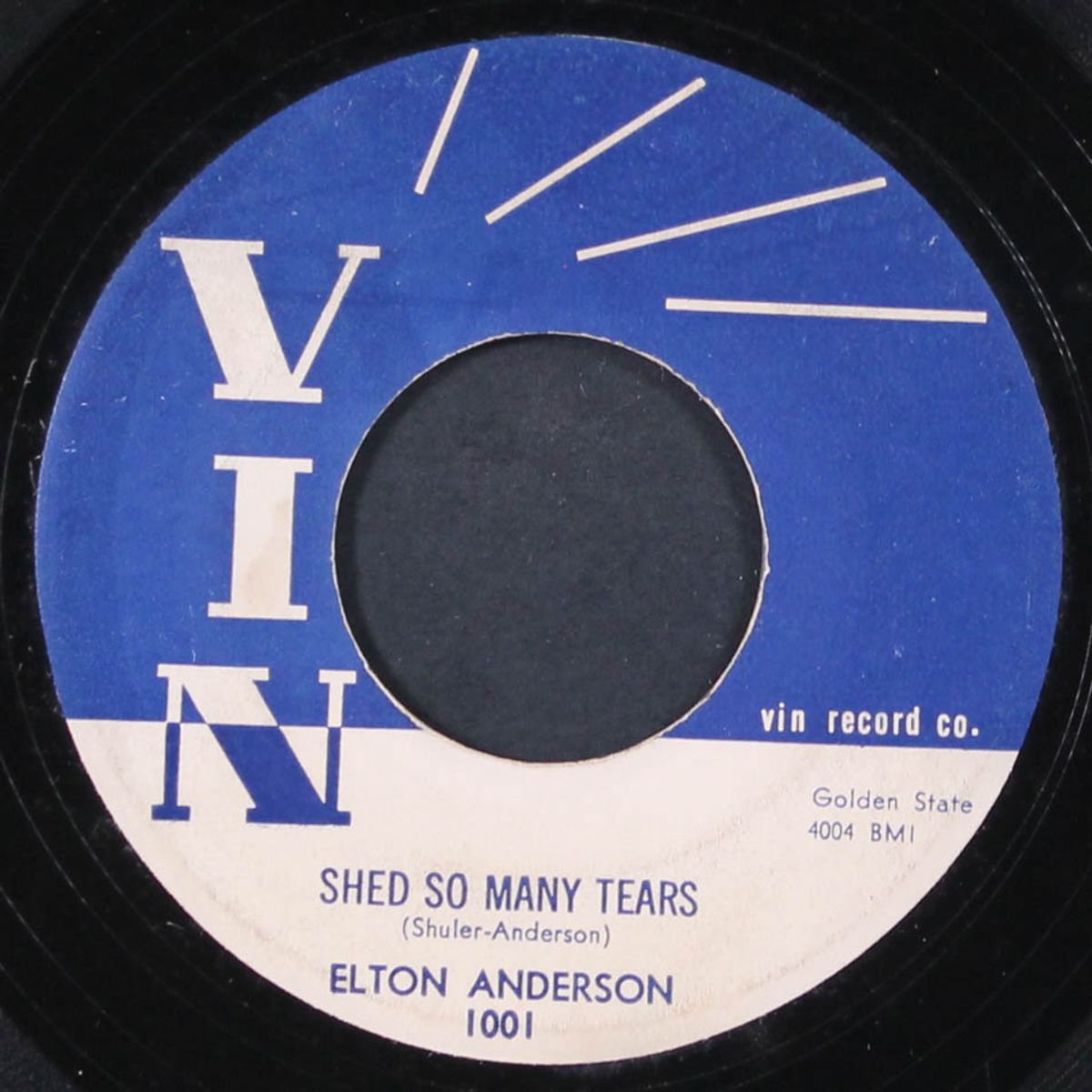 roll on train / shed so many tears by ELTON ANDERSON