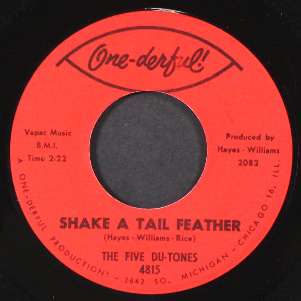 shake a tail feather / divorce court by FIVE DU-TONES
