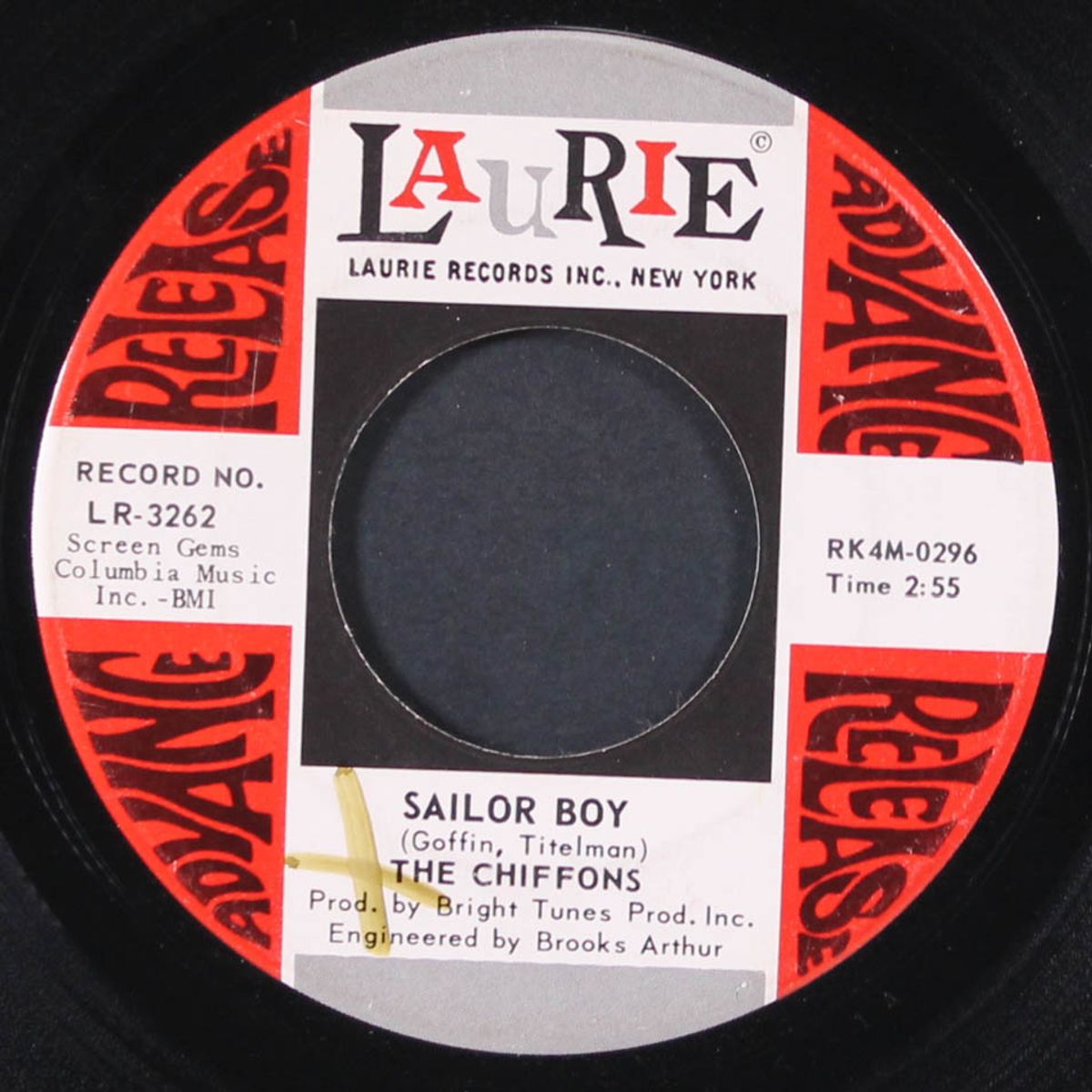 sailor boy / when summer's through by CHIFFONS