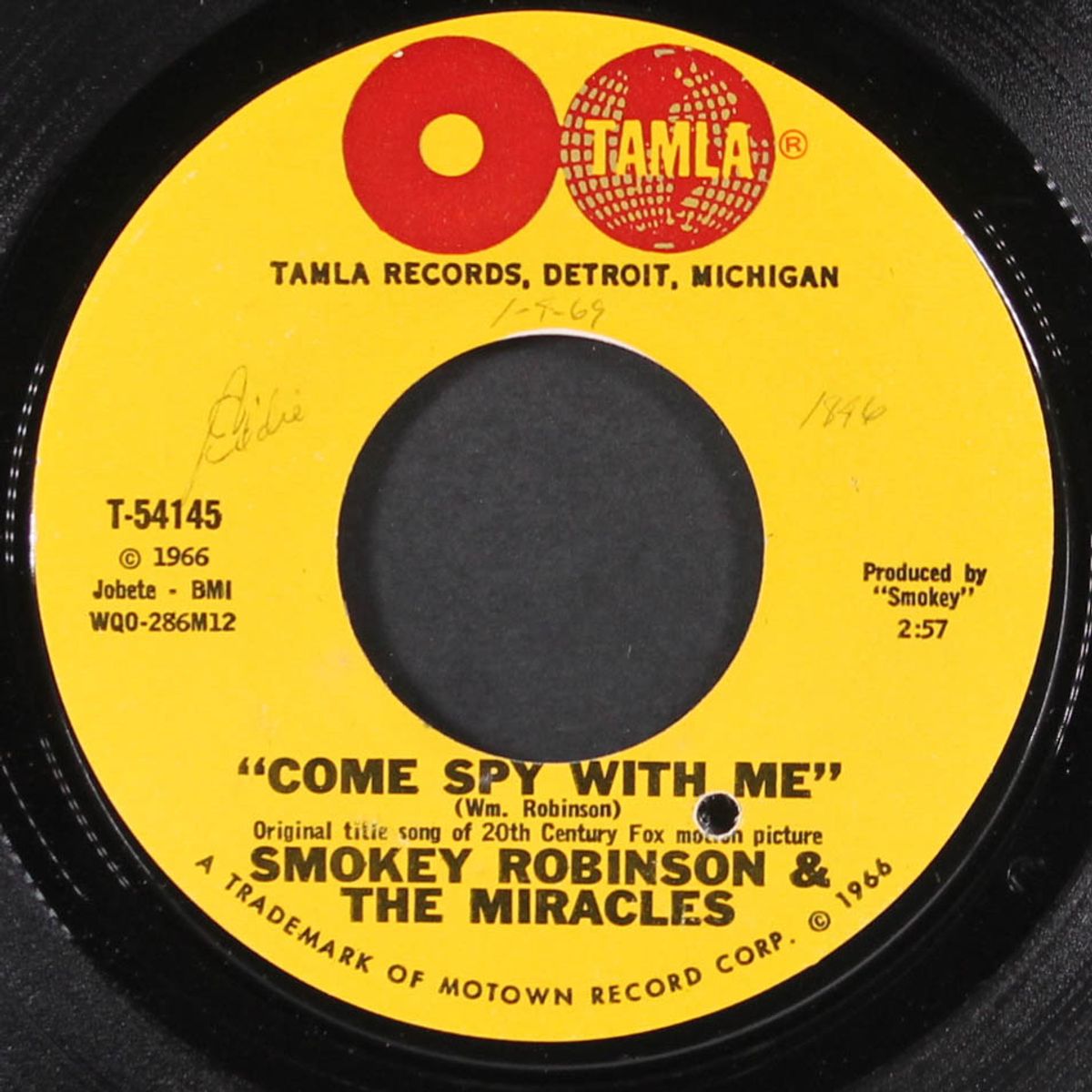 come spy with me / the love i saw in you was just a mirage by SMOKEY ROBINSON & MIRACLES