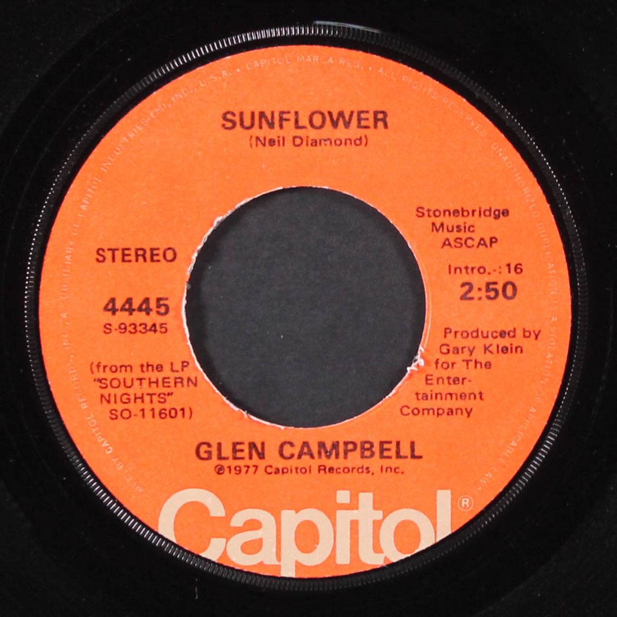 sunflower / how high did we go by GLEN CAMPBELL