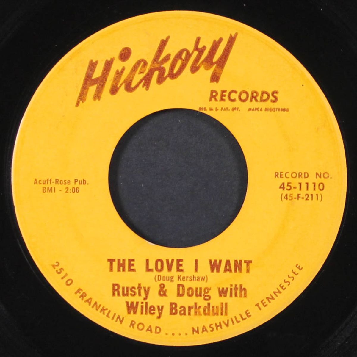 the love i want / oh love by RUSTY & DOUG