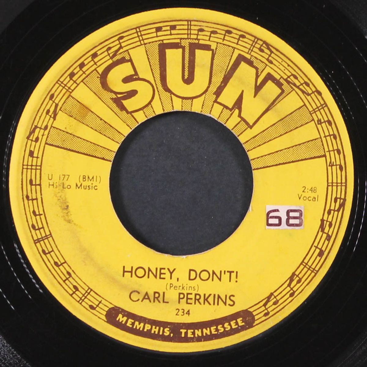 blue suede shoes / honey, don't by CARL PERKINS