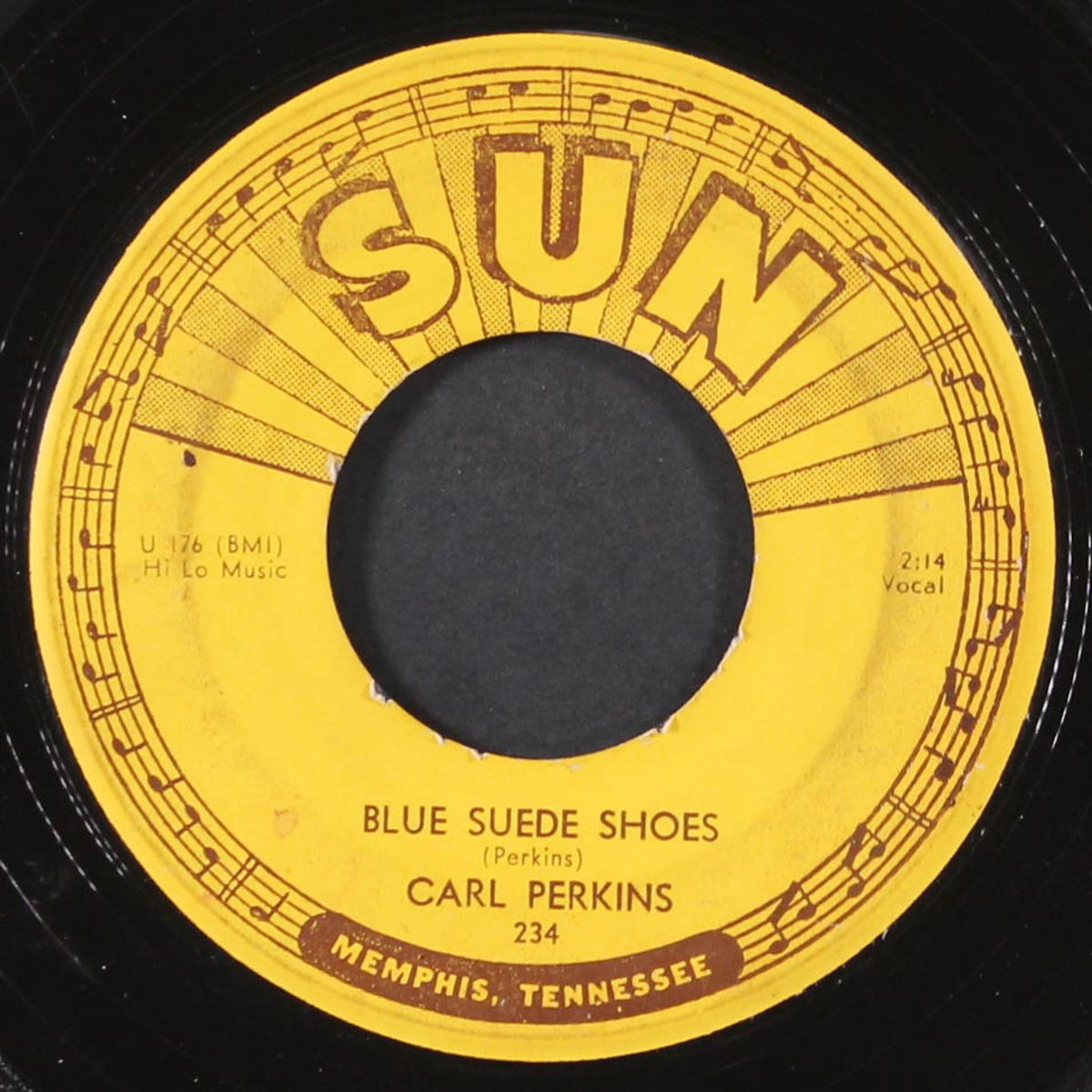 blue suede shoes / honey, don't by CARL PERKINS