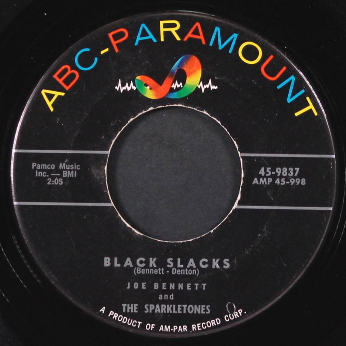 black slacks / boppin' rock boogie by JOE BENNETT & SPARKLETONES