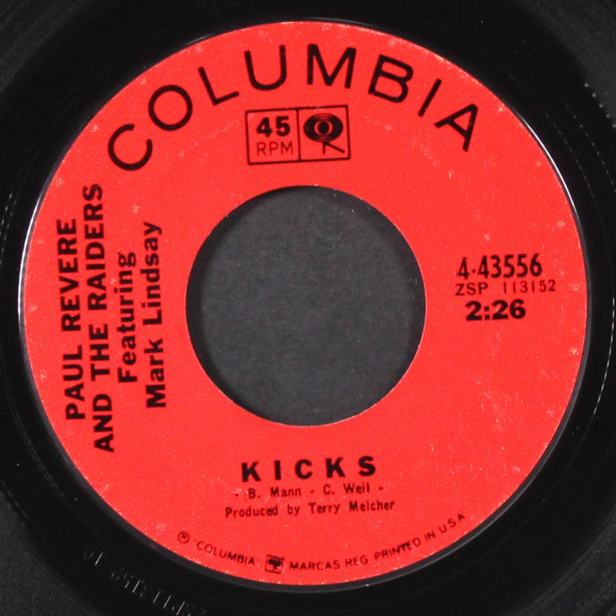kicks / shake it up by PAUL REVERE & RAIDERS