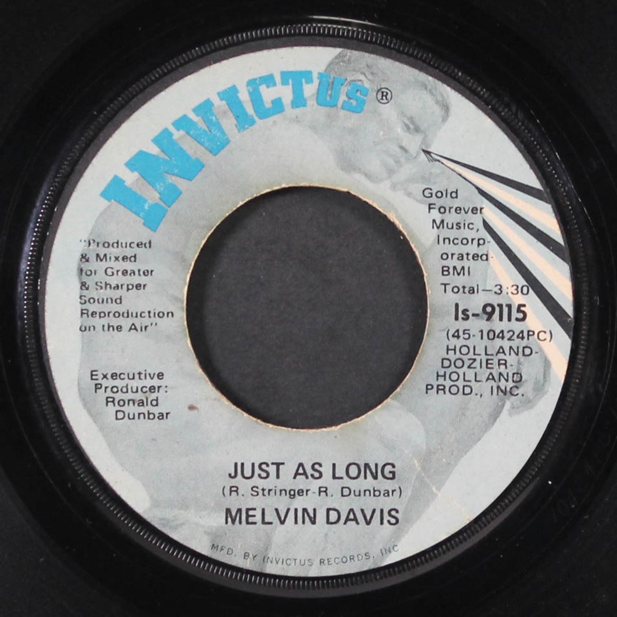 i'm worried / just as long by MELVIN DAVIS