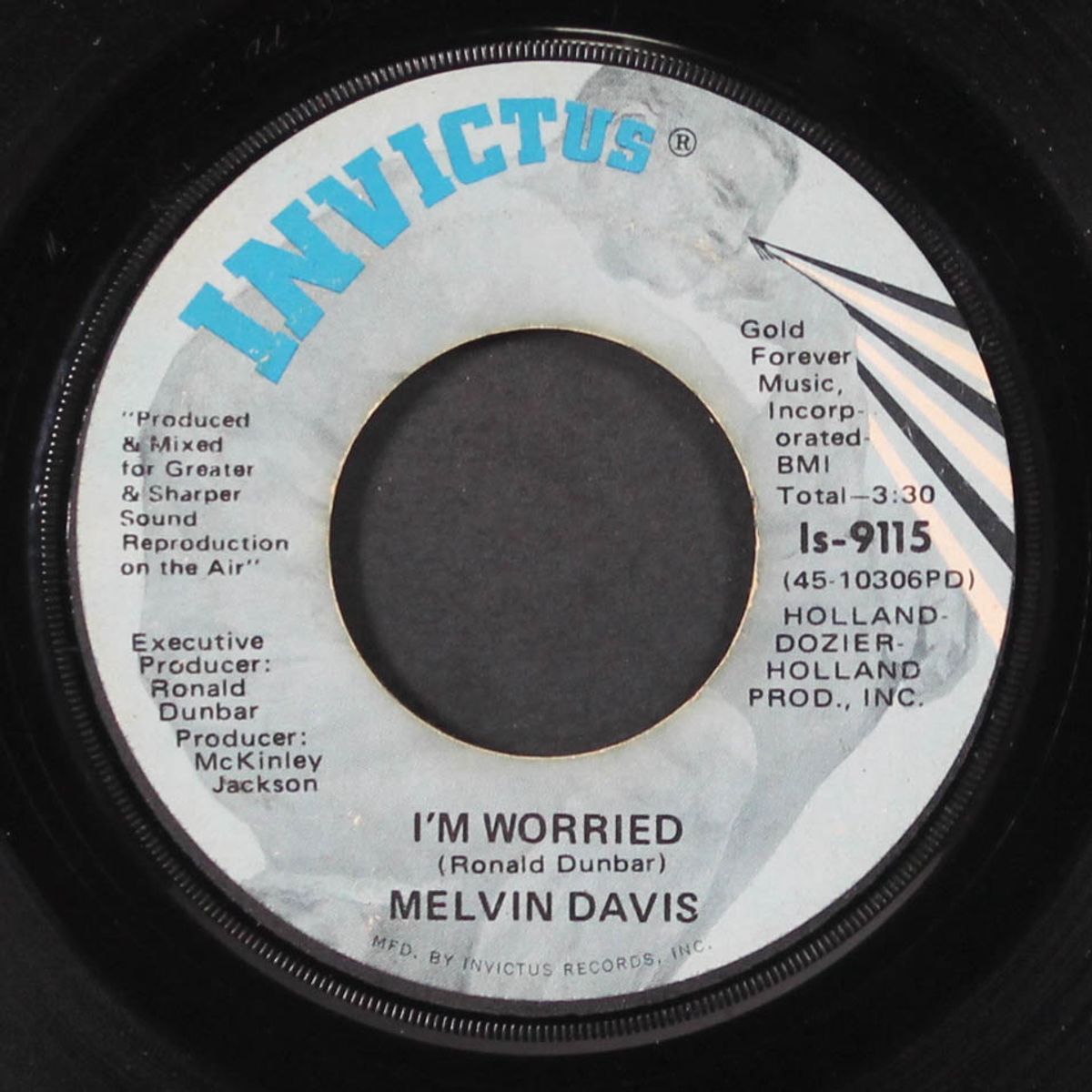 i'm worried / just as long by MELVIN DAVIS