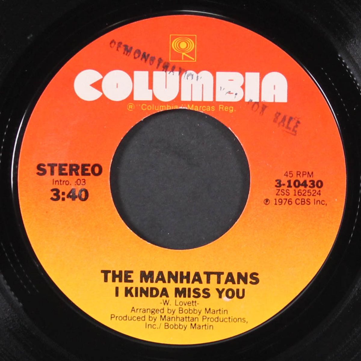 i kinda miss you / gypsy man by MANHATTANS