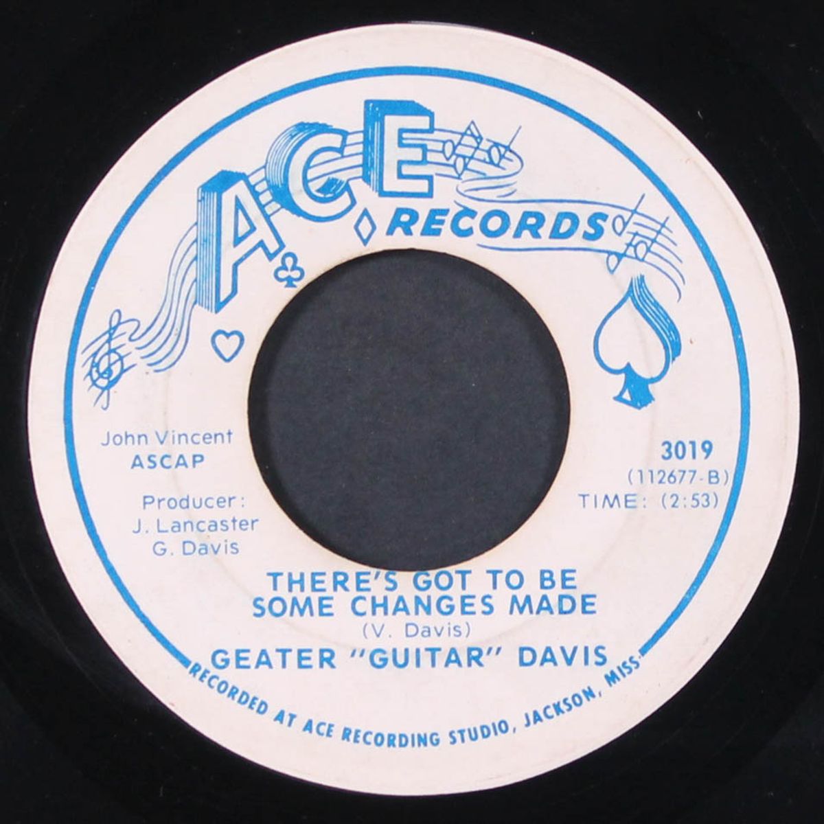 tired of busting my brain / there's got to be some changes made by GEATER DAVIS