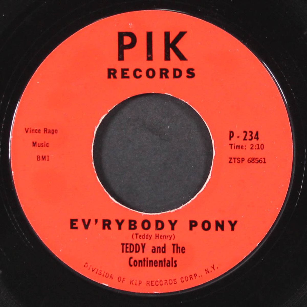 tick tick tock / ev'rybody pony by TEDDY & CONTINENTALS